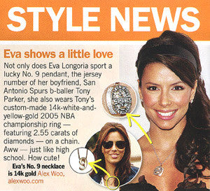 TBT: Eva Longoria Once Had Tony Parker's Jersey Number Tattooed on