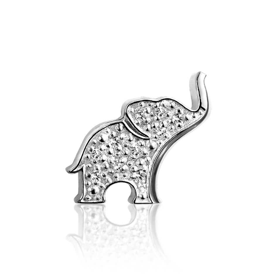 AEONSLOVE Sterling Silver Elephant Necklace Good Luck Elephant Gifts for  Women - 18 Inch Chain