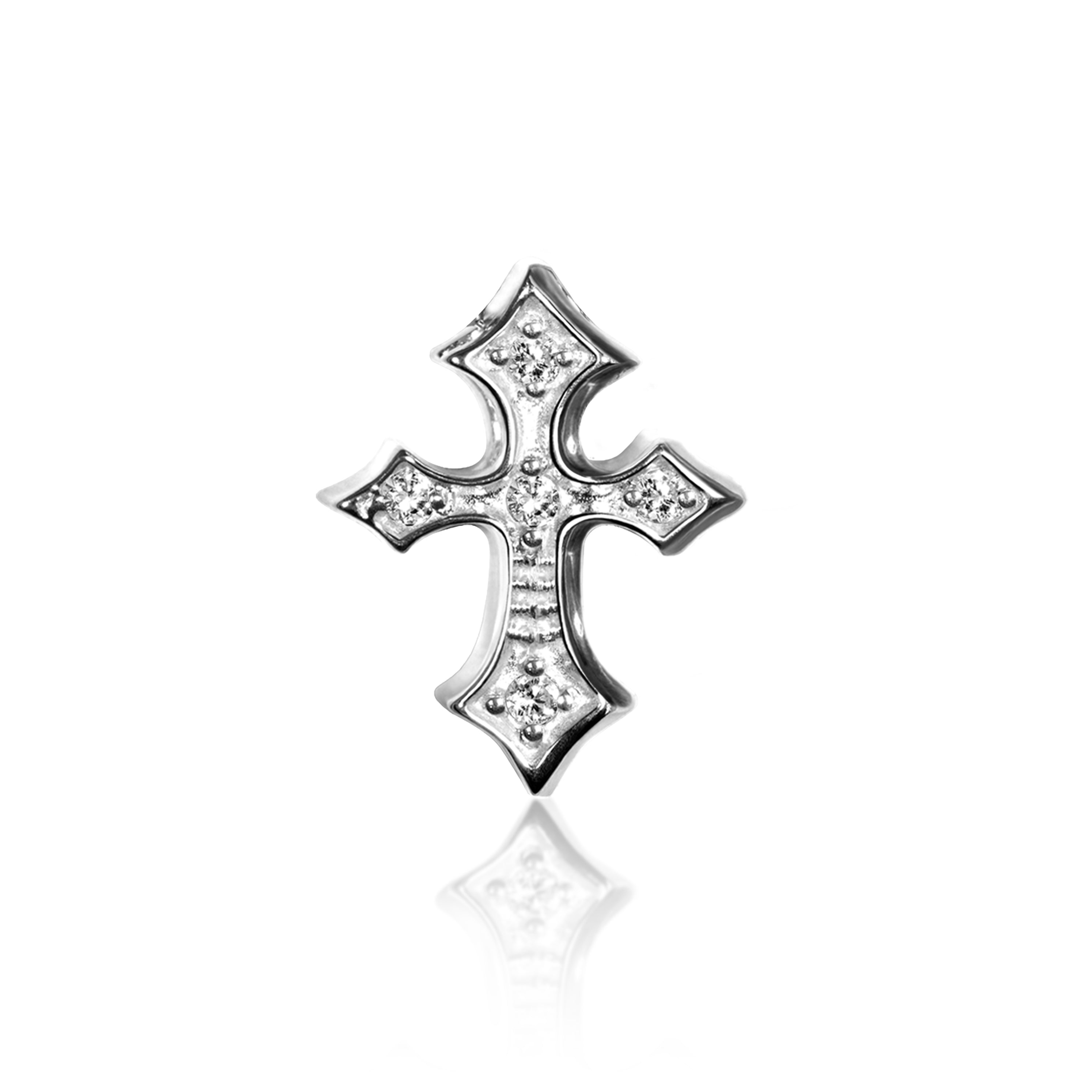 Rock Star Cross Charm Necklace – Alex Woo Inc.