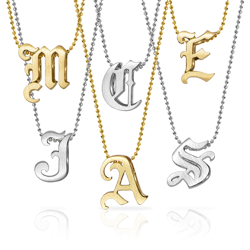 Alphabet Charms | Custom Letter Charms Jewelry | Capsul Jewelry Sterling Silver / Gold / D