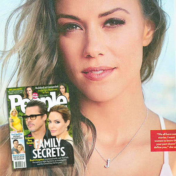 People Magazine - Jana Kramer - Diamond Letter J