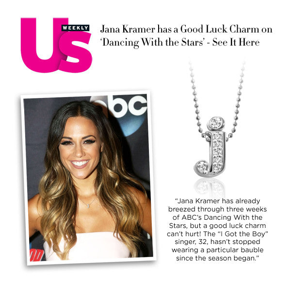 UsWeekly - Jana Kramer - Diamond Letter J