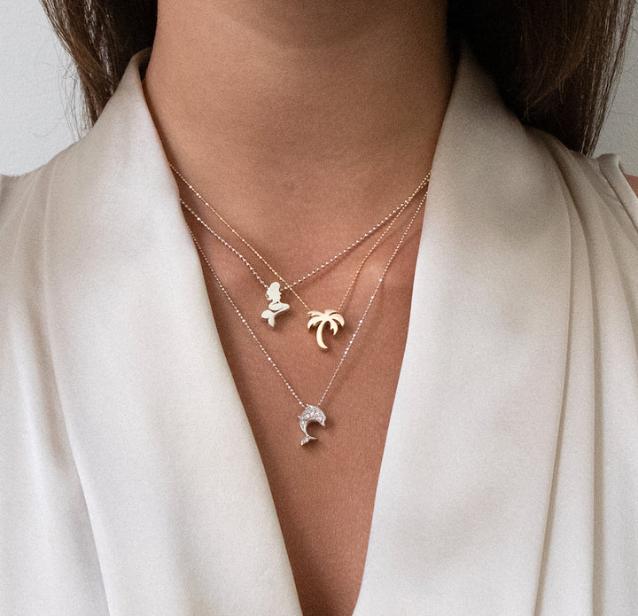 Alex Woo Cities Dolphin Charm Necklace