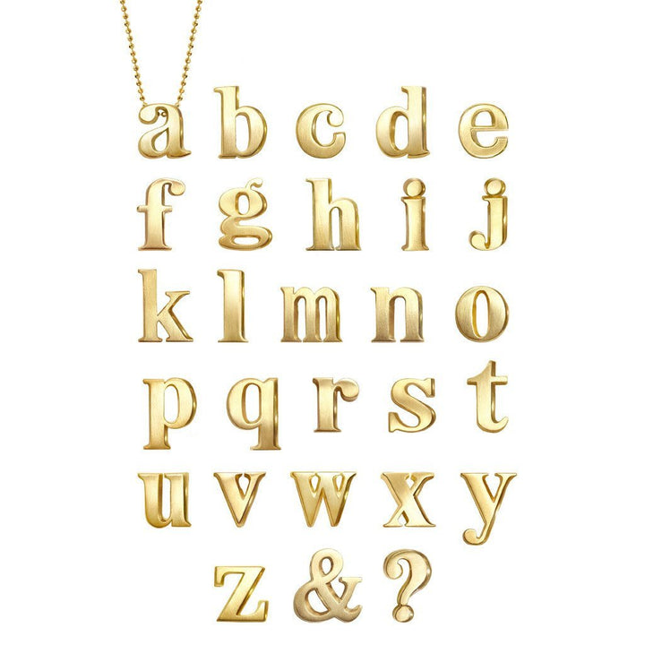 Alex Woo Custom Triple Letters Icons™ Charm Necklace