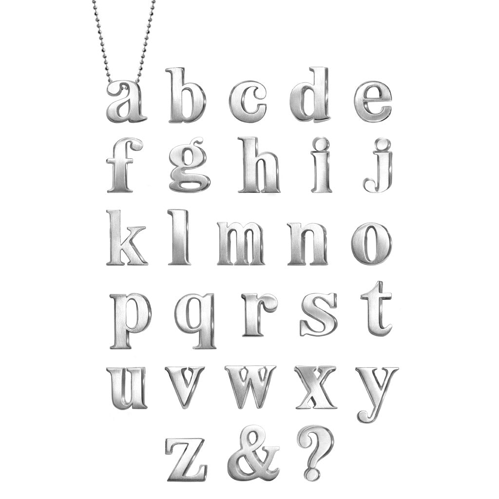 Alex Woo Custom Triple Letters Icons™ Charm Necklace