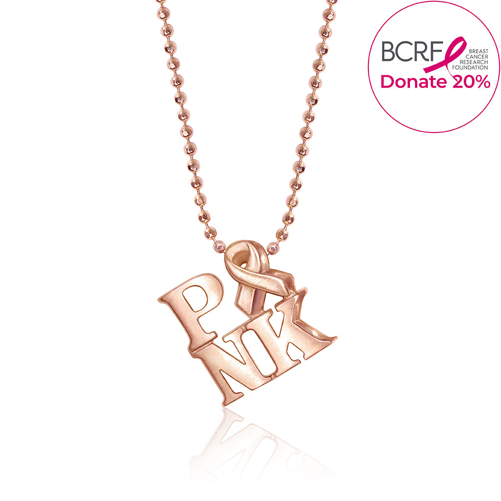 Alex Woo Activist PINK Charm Necklace