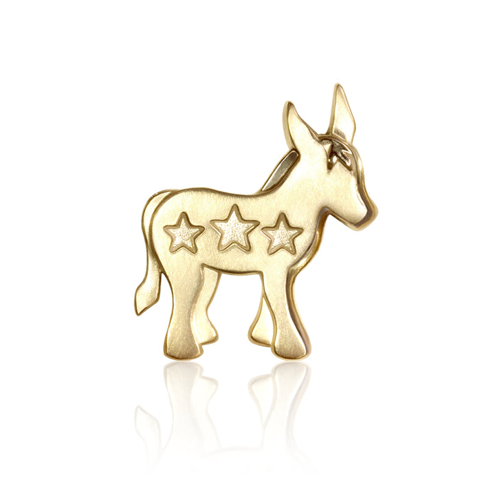 Alex Woo Activist Donkey Charm Necklace