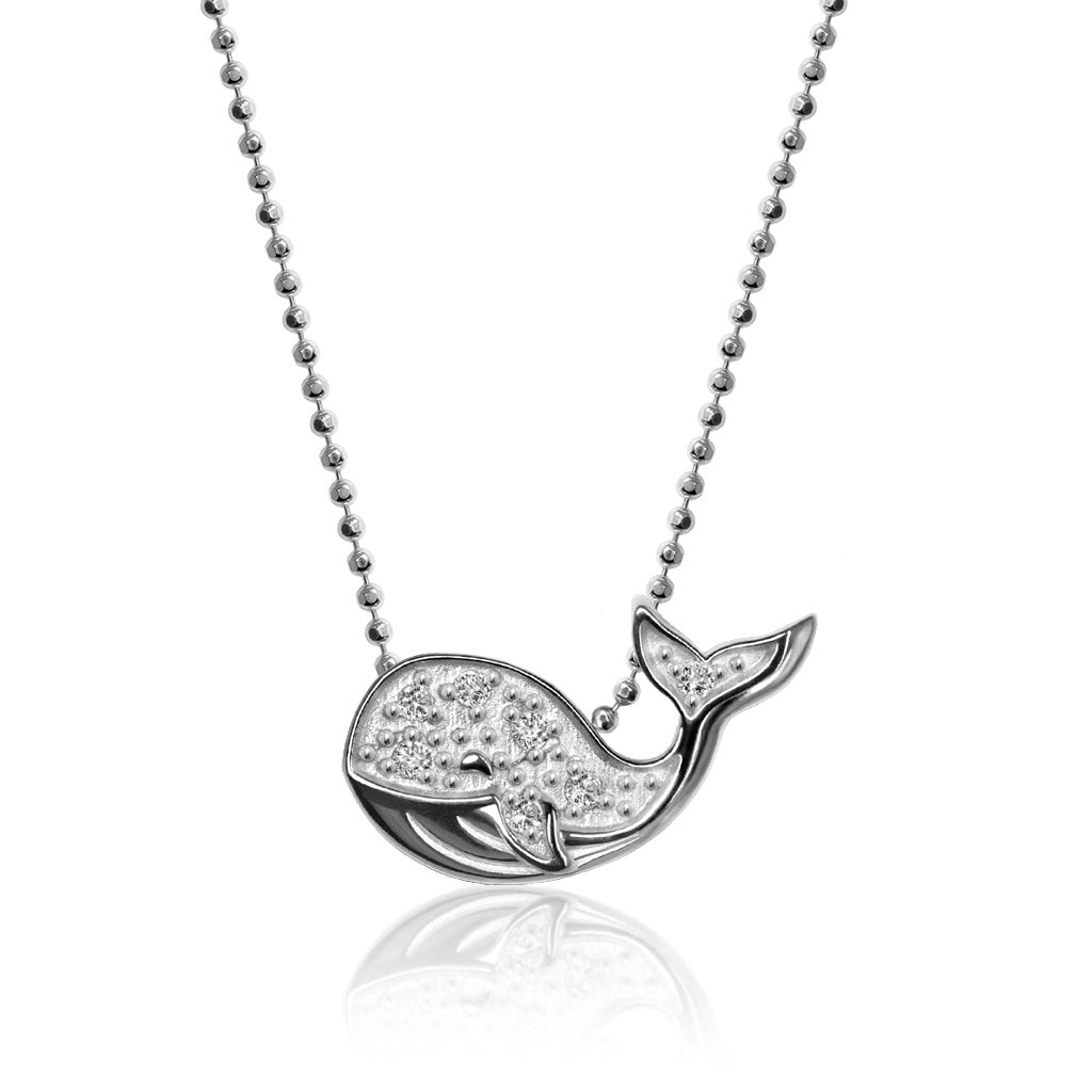 Alex Woo Activist Whale Charm Necklace