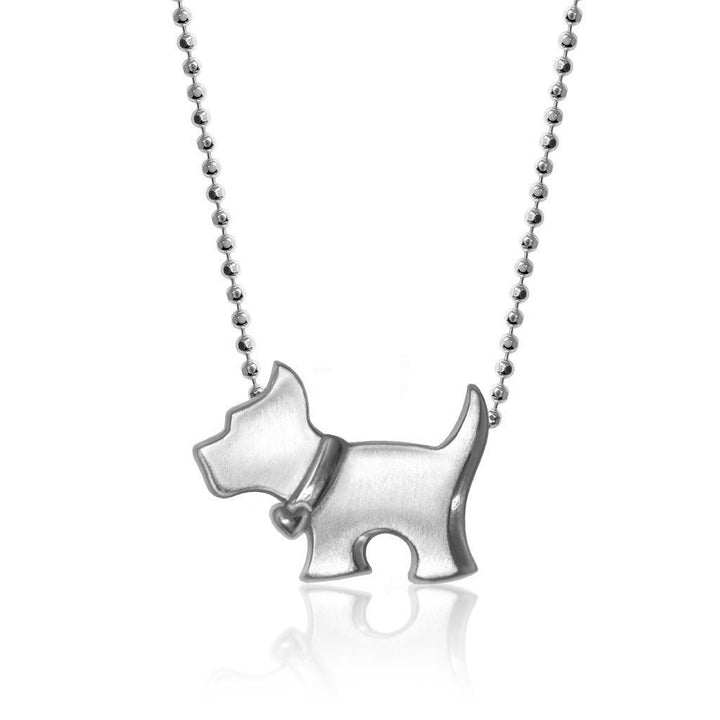 Alex Woo Pet Scottie Charm Necklace