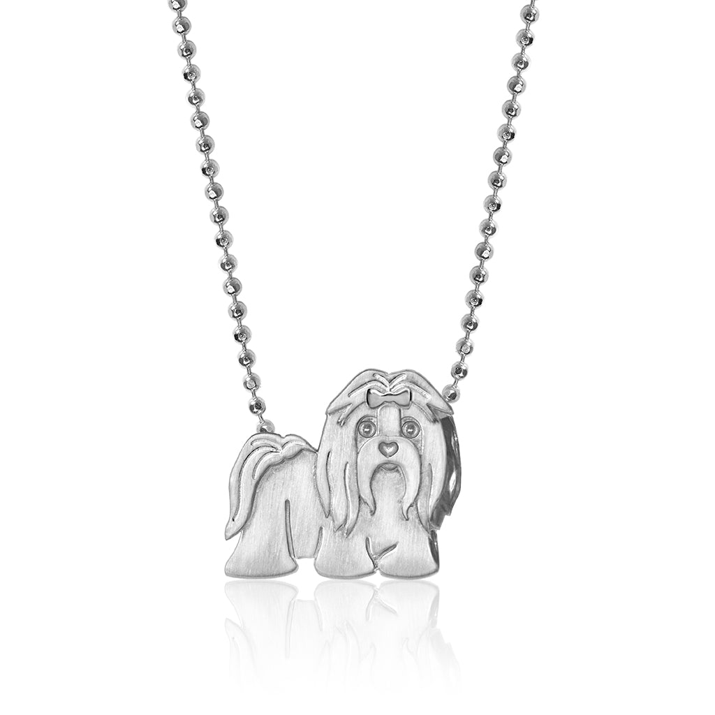 Alex Woo Pet Shih Tzu Charm Necklace