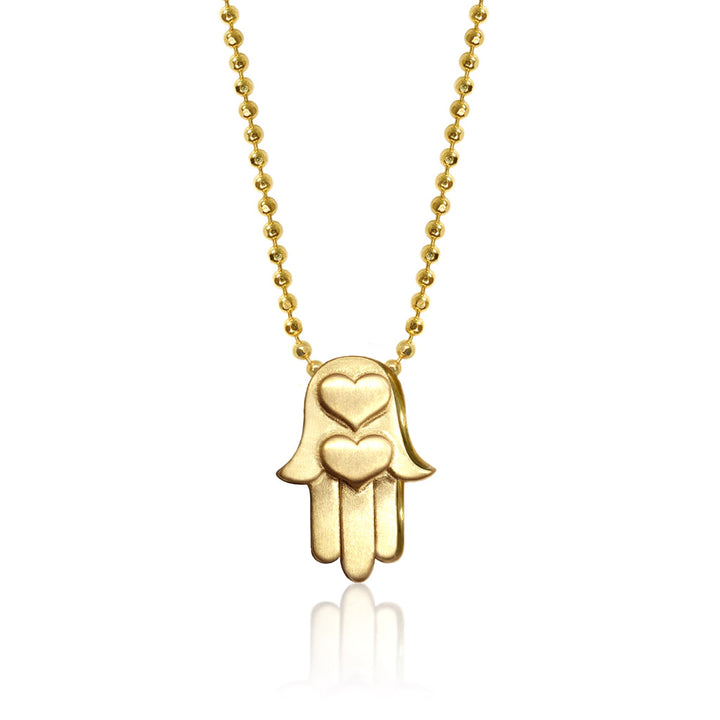 Alex Woo Faith Hamsa Hand Charm Necklace