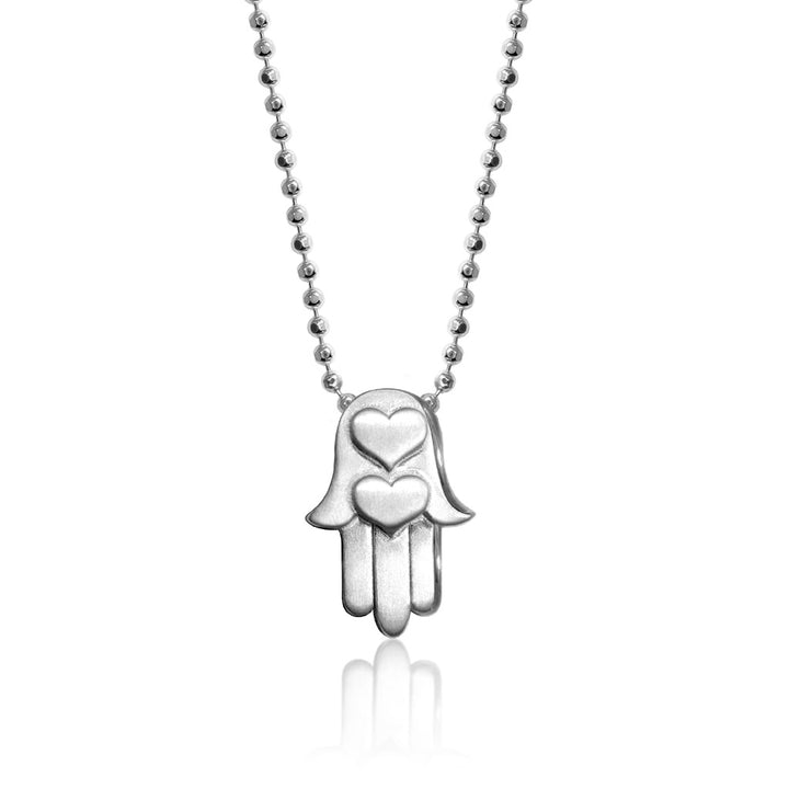 Alex Woo Faith Hamsa Hand Charm Necklace