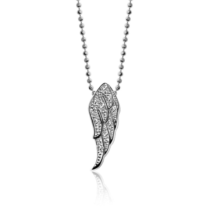 Alex Woo Faith Wing Charm Necklace