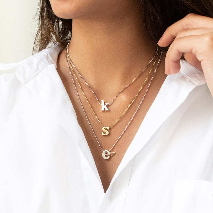 Alex Woo Letter K Initial Charm Necklace