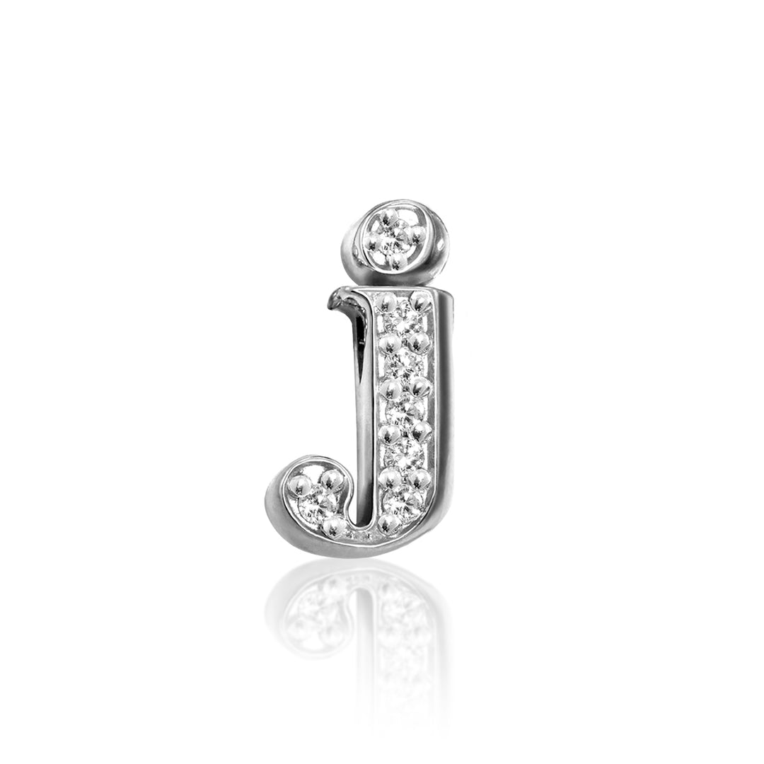 Alex Woo Letter J Initial Charm Necklace