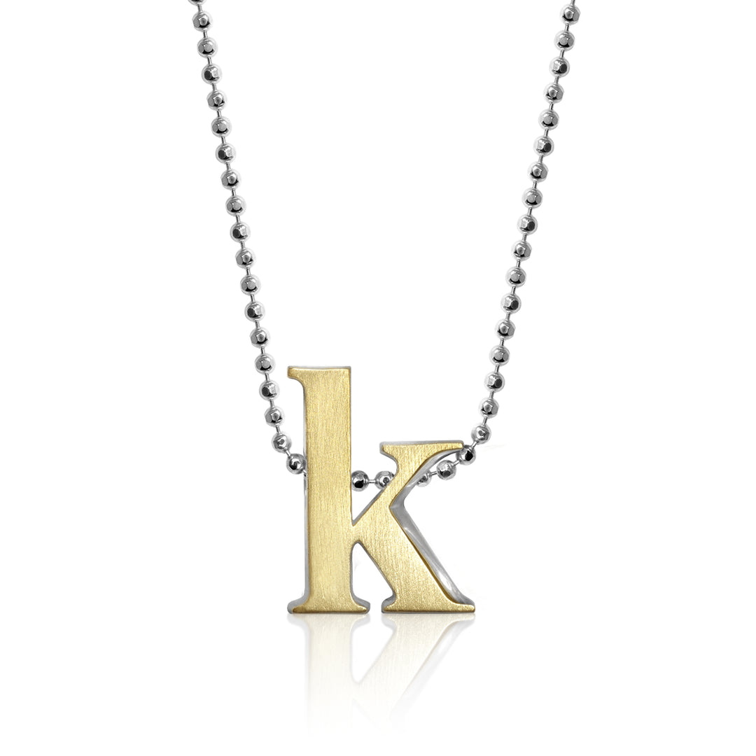 Alex Woo Letter K Initial Charm Necklace