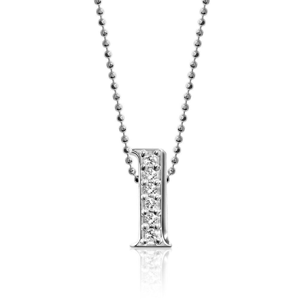 Alex Woo Letter L Initial Charm Necklace