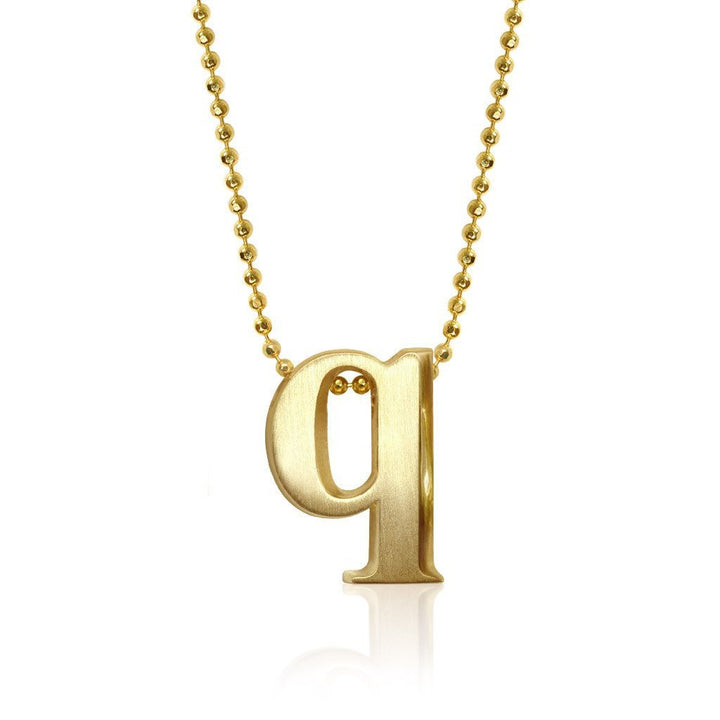 Alex Woo Letter Q Initial Charm Necklace