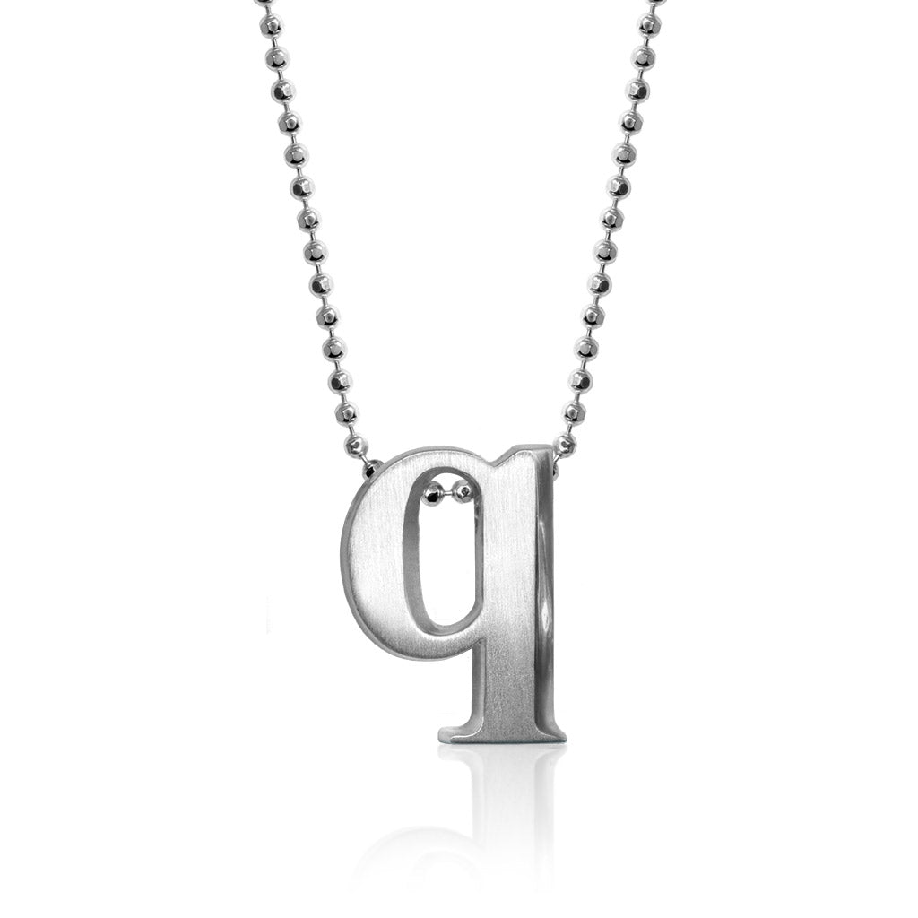 Alex Woo Letter Q Initial Charm Necklace