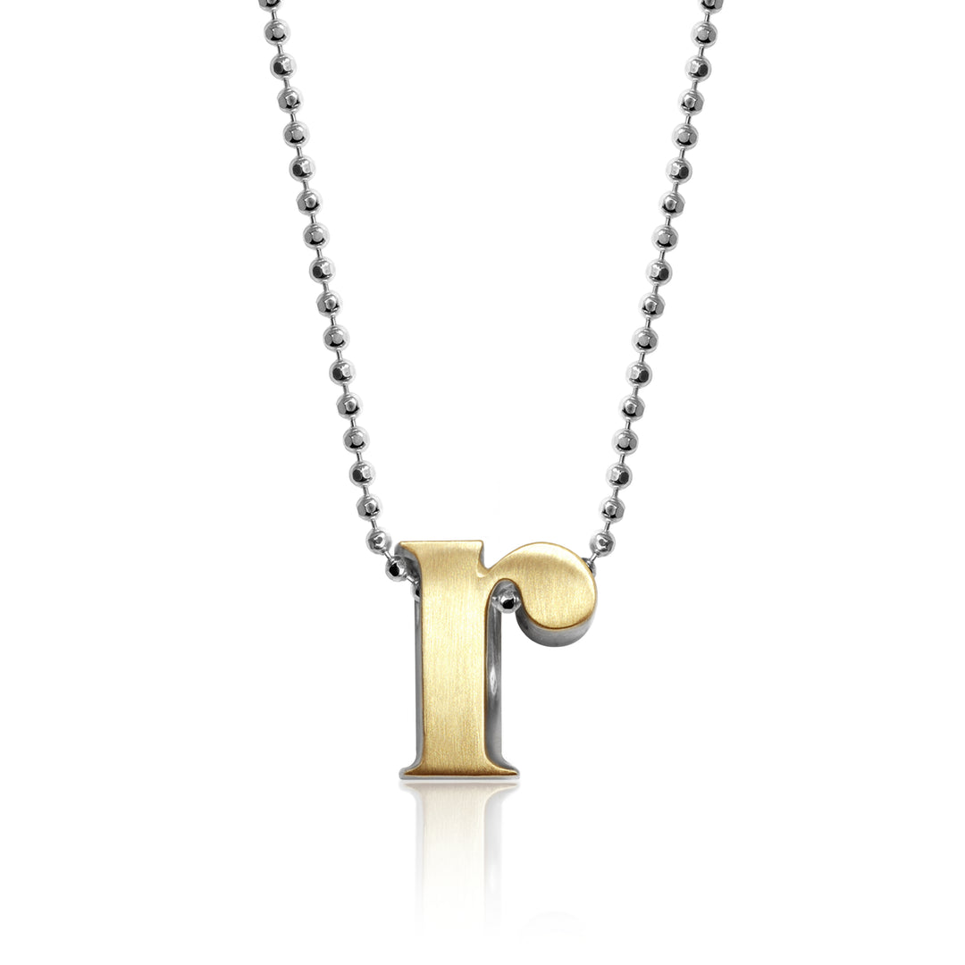 Alex Woo Letter R Initial Charm Necklace