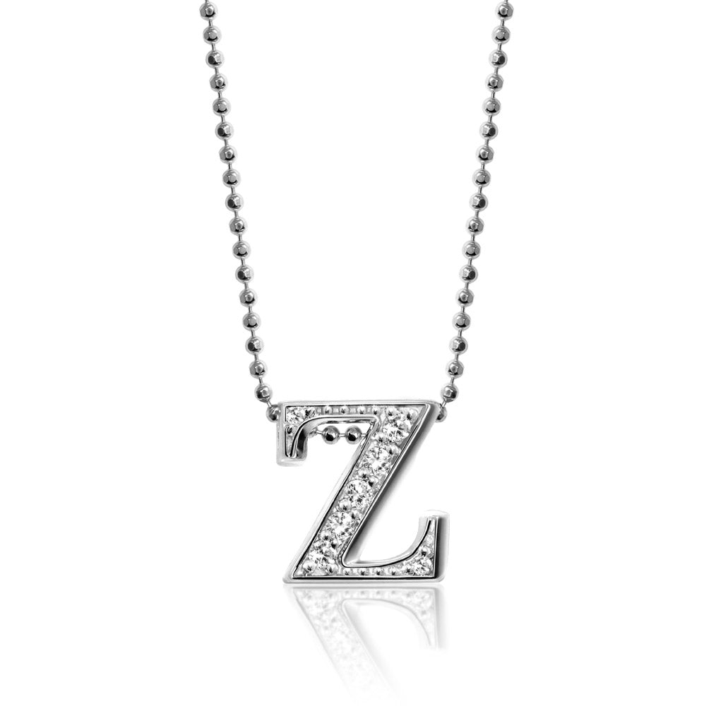 Alex Woo Letter Z Initial Charm Necklace