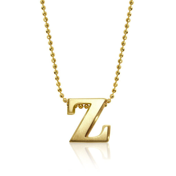 Alex Woo Letter Z Initial Charm Necklace