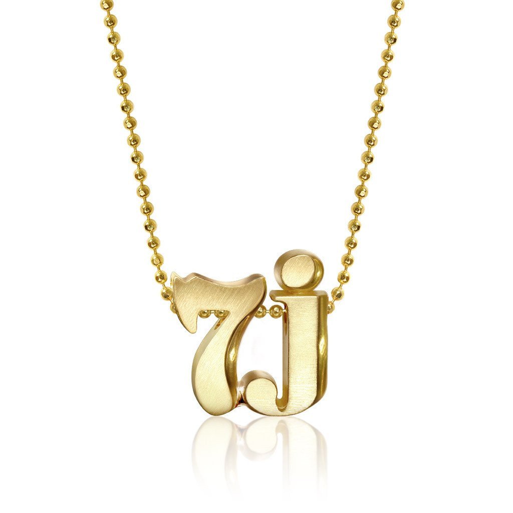 Alex Woo Letter & Number Charm Necklace Custom Combination