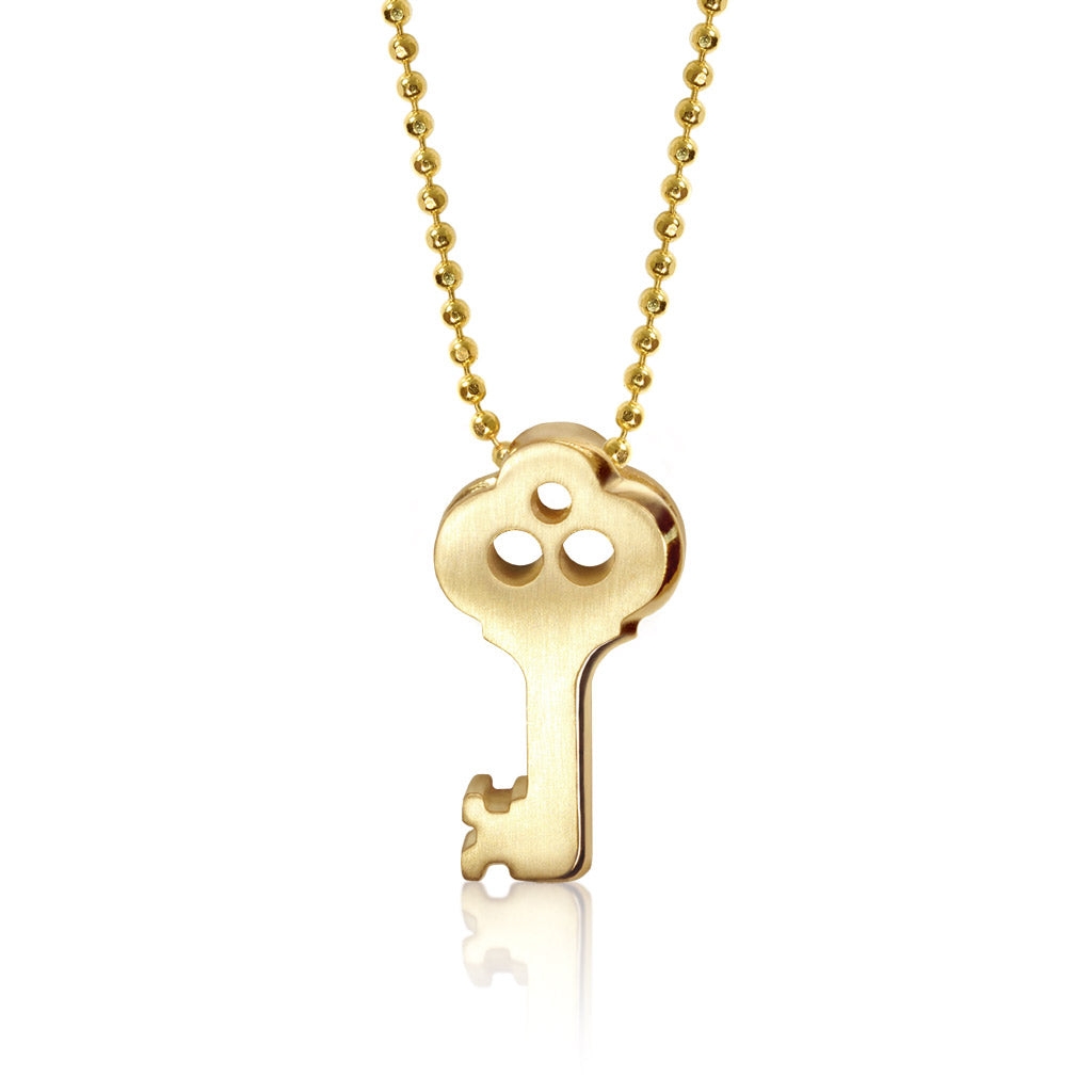 Alex Woo Luck Key Charm Necklace