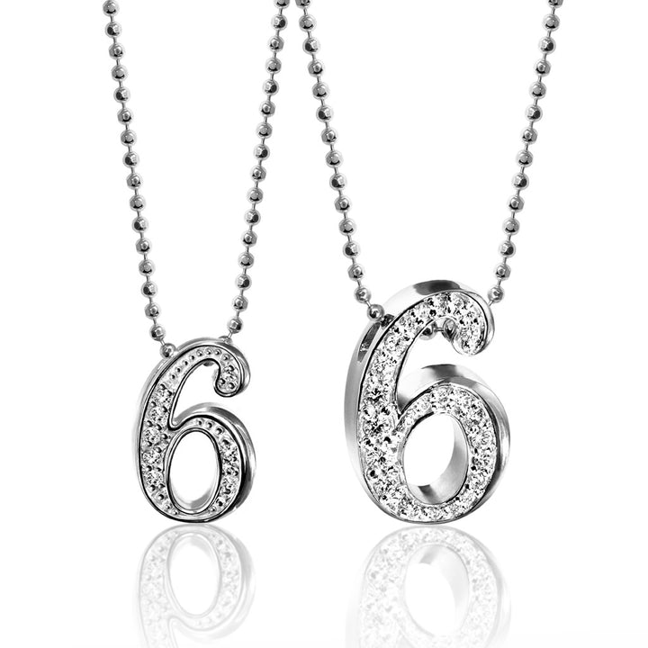 Alex Woo Number 6 Charm Necklace