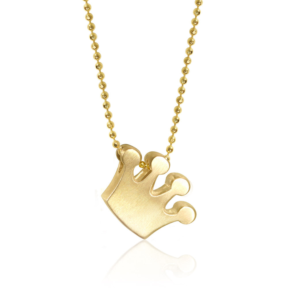 Alex Woo Princess Crown Charm Necklace