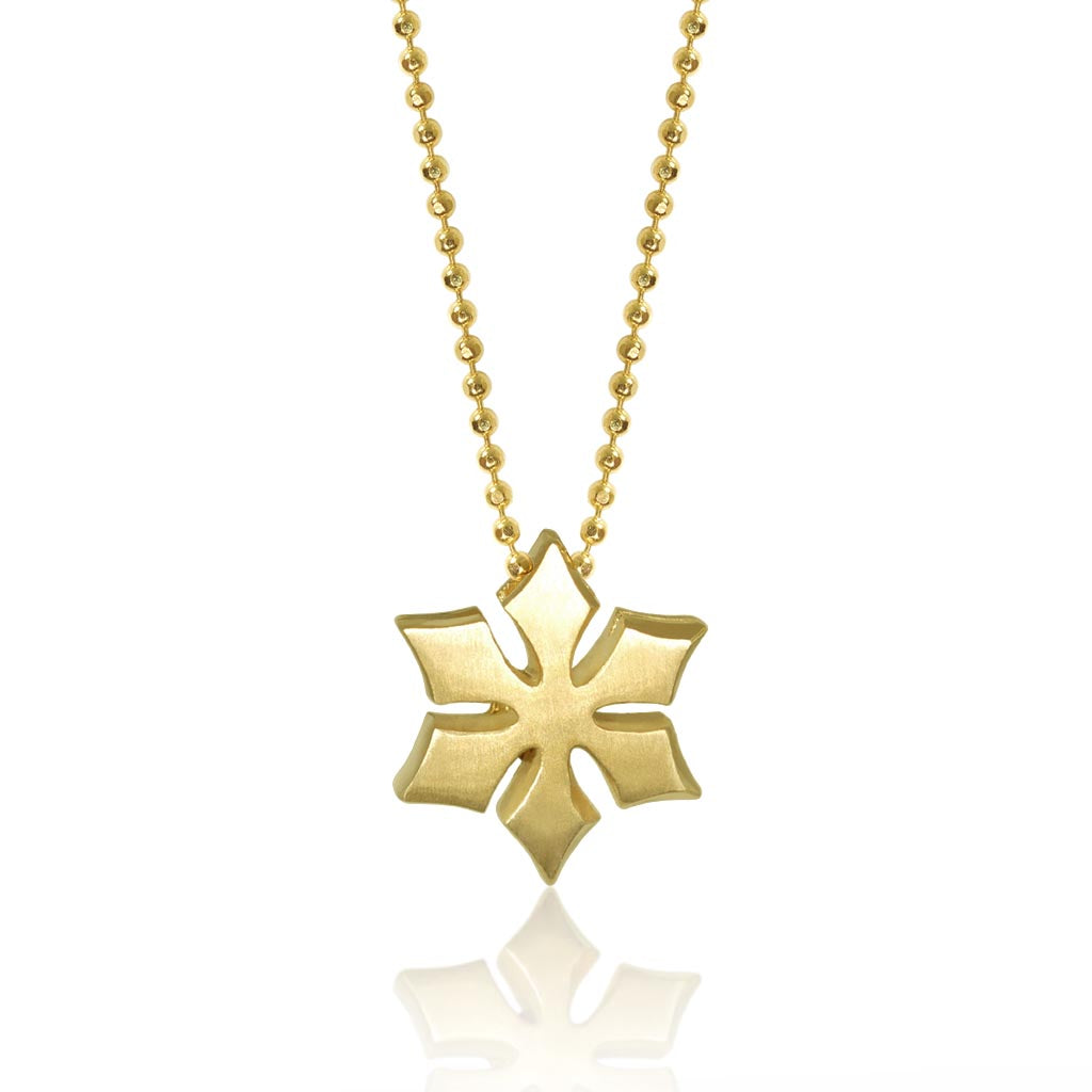 Alex Woo Seasons Snowflake Charm Necklace