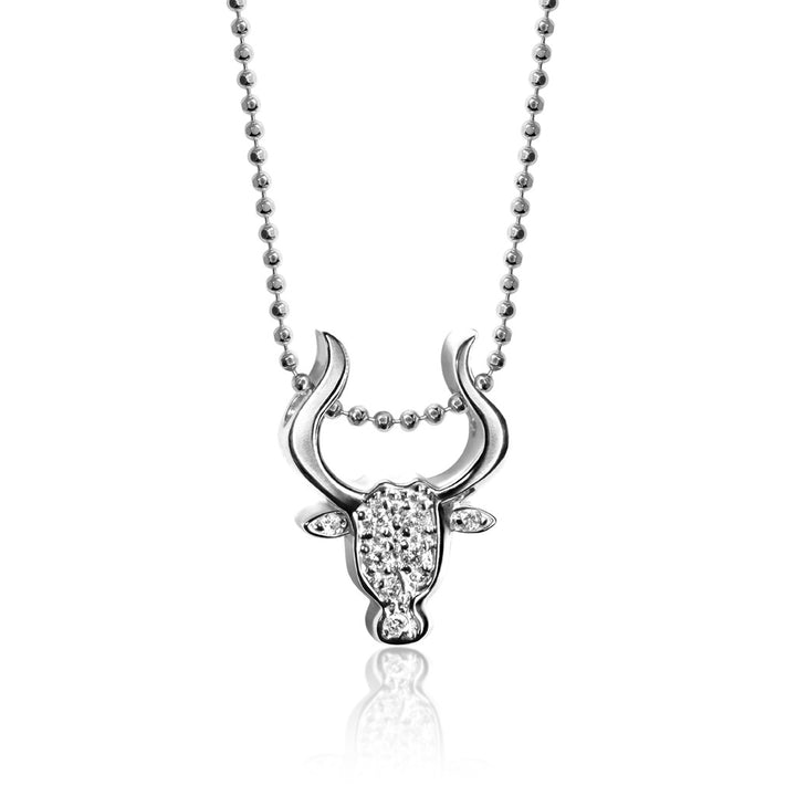 Alex Woo Zodiac Taurus Charm Necklace