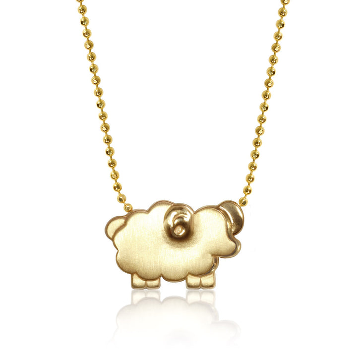 Alex Woo Zodiac Sheep Charm Necklace