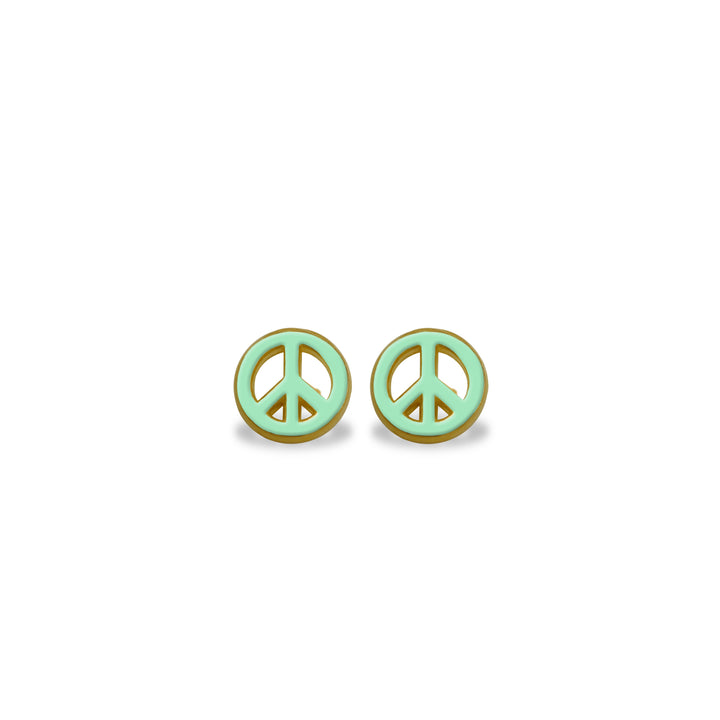 Mini Additions™ Peace Sign Earrings