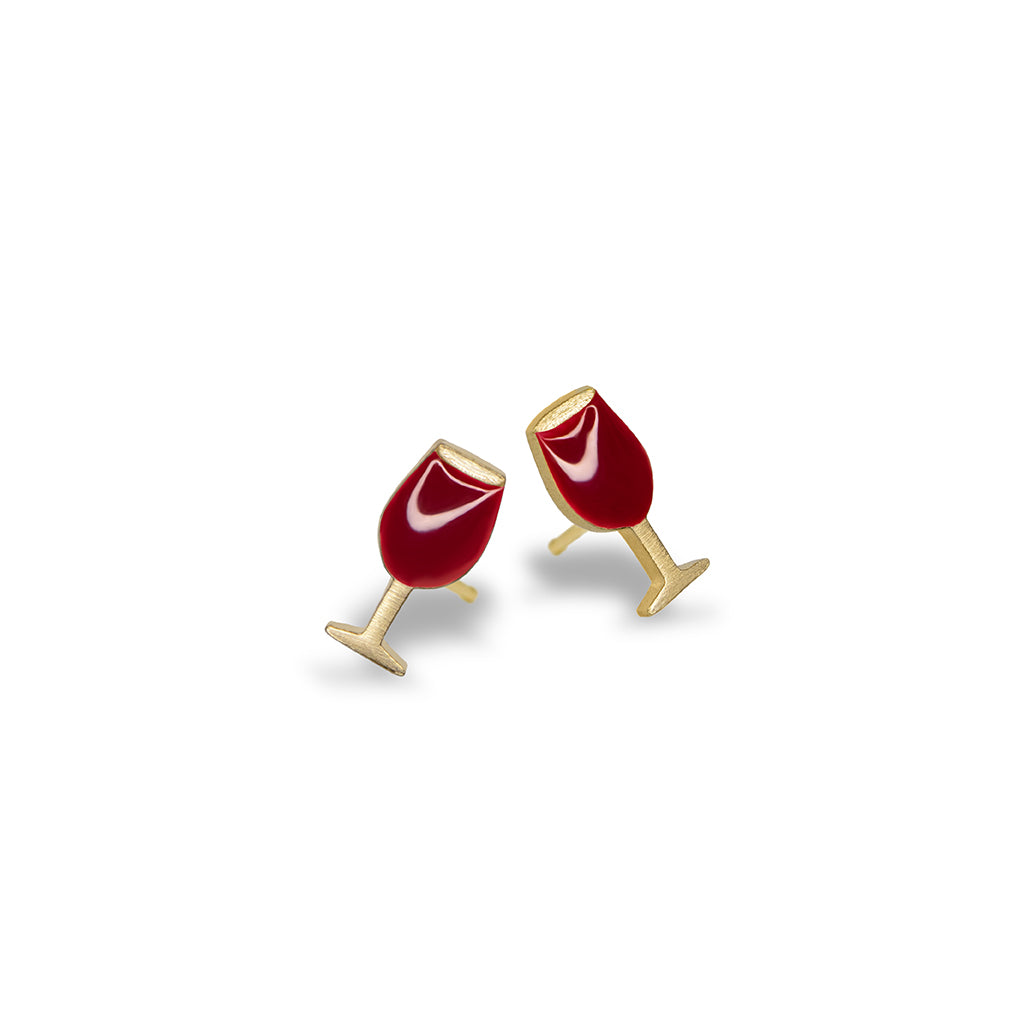 Mini Additions™ Wine Glass Earrings