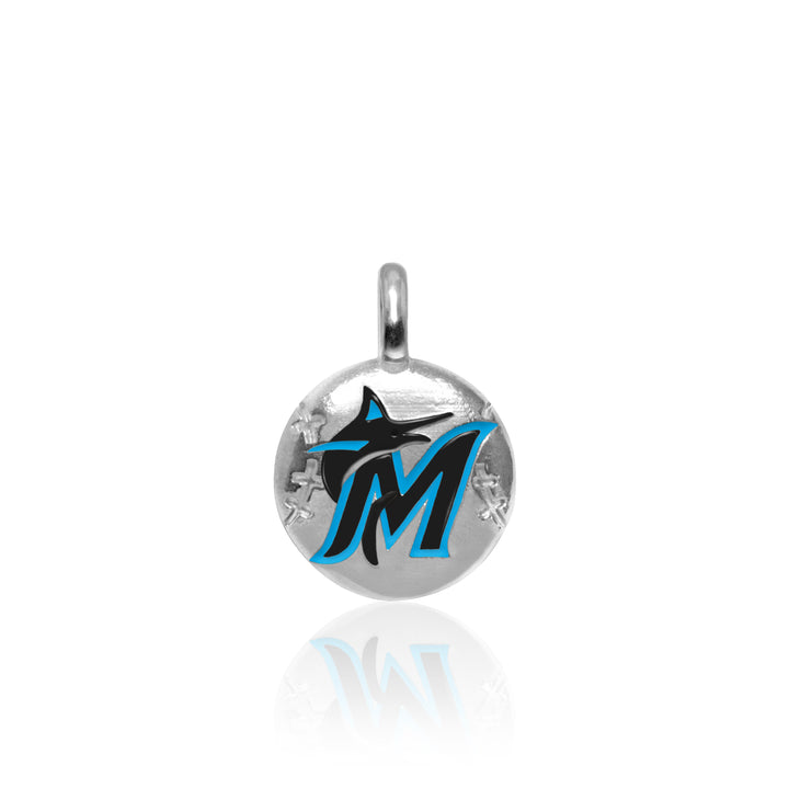 Alex Woo MLB Miami Marlins Baseball Disc Charm