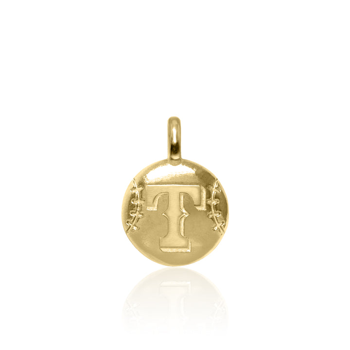 Alex Woo MLB Texas Rangers Baseball Disc Charm