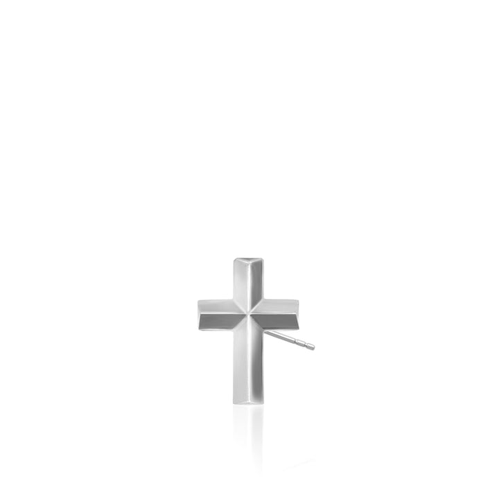 Mini X Cross Single Stud Earring