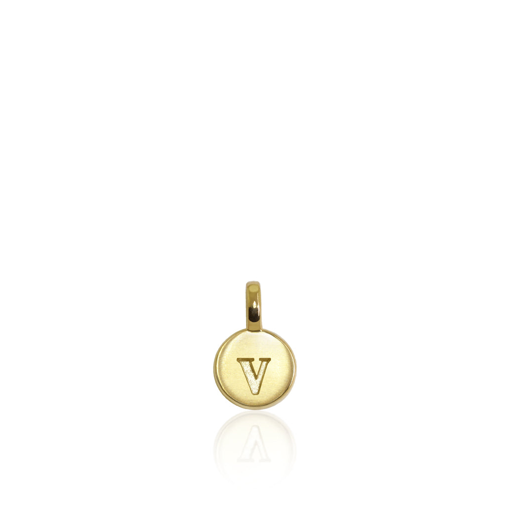 Alex Woo Mini Additions™ Letter V Charm