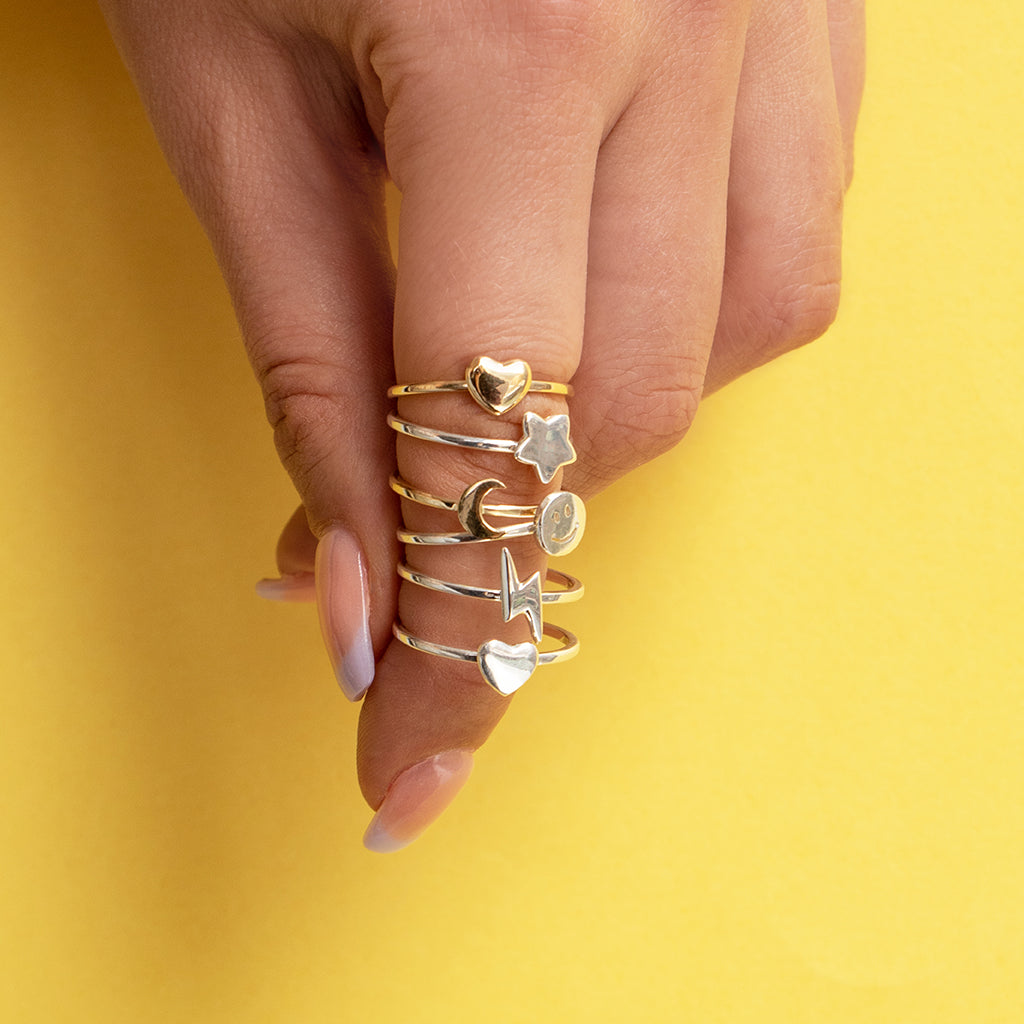 Alex Woo Mini Additions™ Heart Stackable Ring