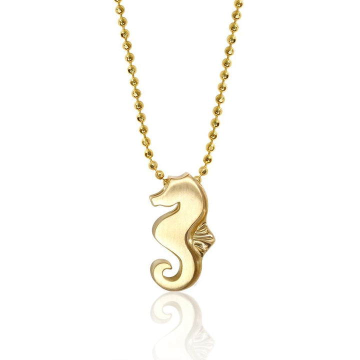 Alex Woo Seasons Seahorse Charm Necklace